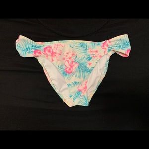 VS Pink tropical bikini bottoms